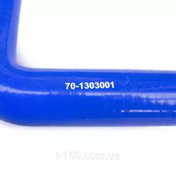 Патрубок радиатора МТЗ (верхний) силикон, 70-1303001