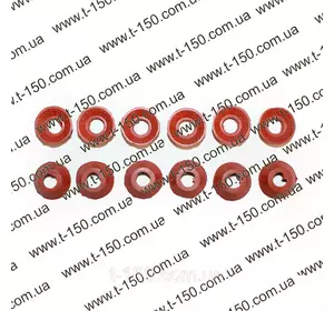 Ремкомплект сальников впускных клапанов ГАЗ-4301 12 штук, дизель силикон, 542.1007014