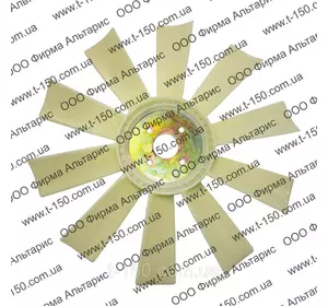 Крыльчатка вентилятора Т-150 МаЗ, ЯМЗ-236/238, d=50, 10 лопастей, 236-1308012-А4